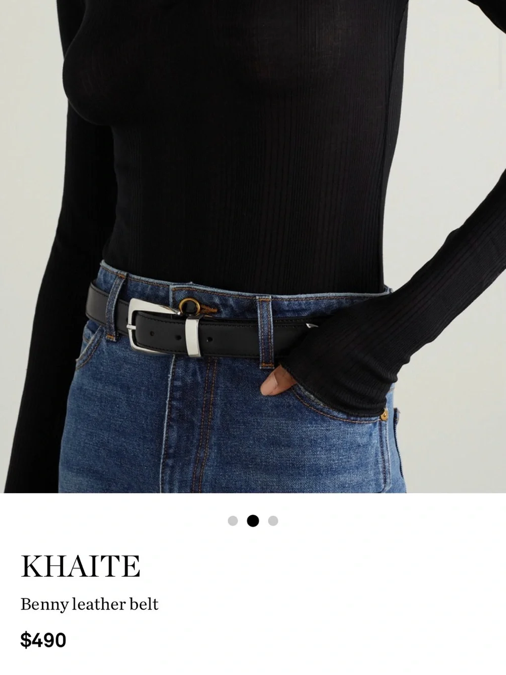 Khaite Benny Belt 75